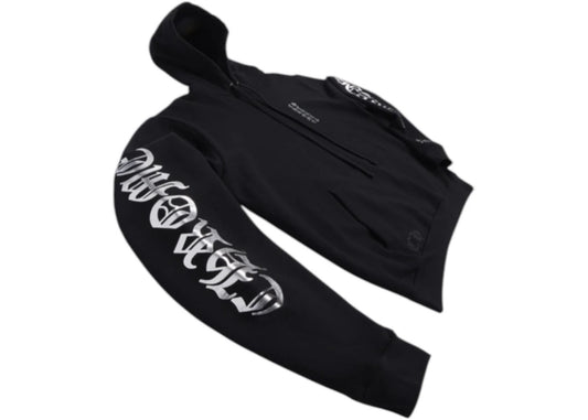 Chrome Hearts Foil Print Hoodie Black