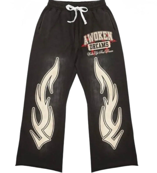 Awoken Dreams Wake Up And Dream Sweats Black
