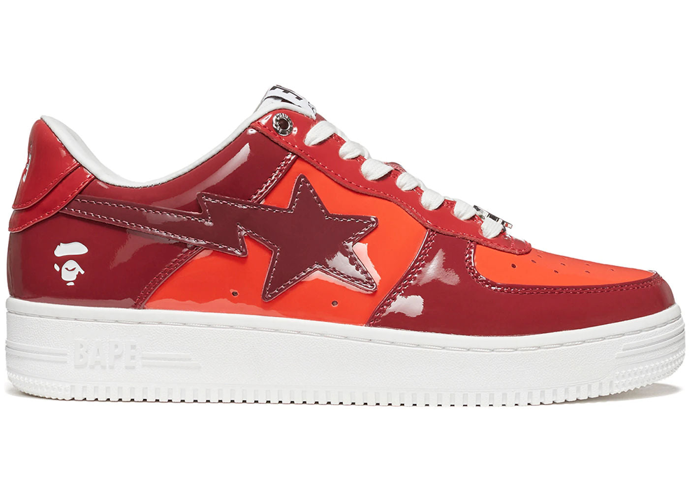 A Bathing Ape Bape Sta Low Color Camo Combo Red