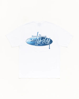 Stuusy Wave Oval Tee (WHITE)