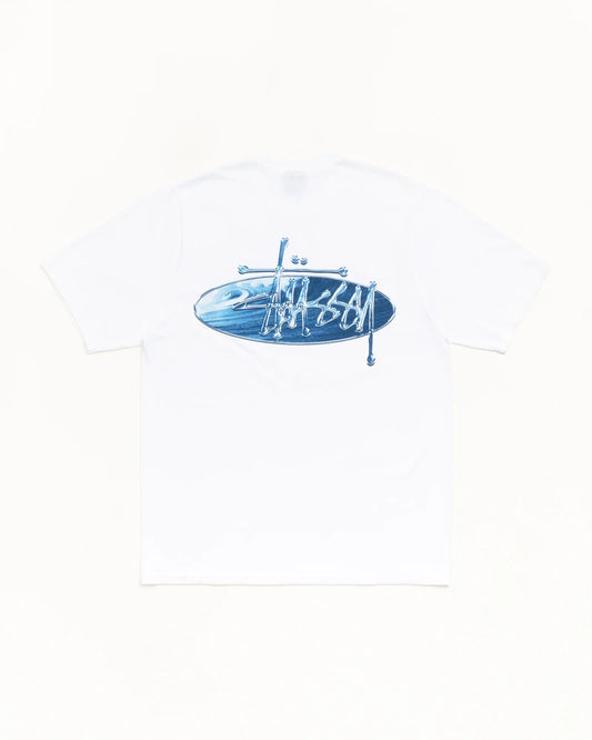 Stuusy Wave Oval Tee (WHITE)