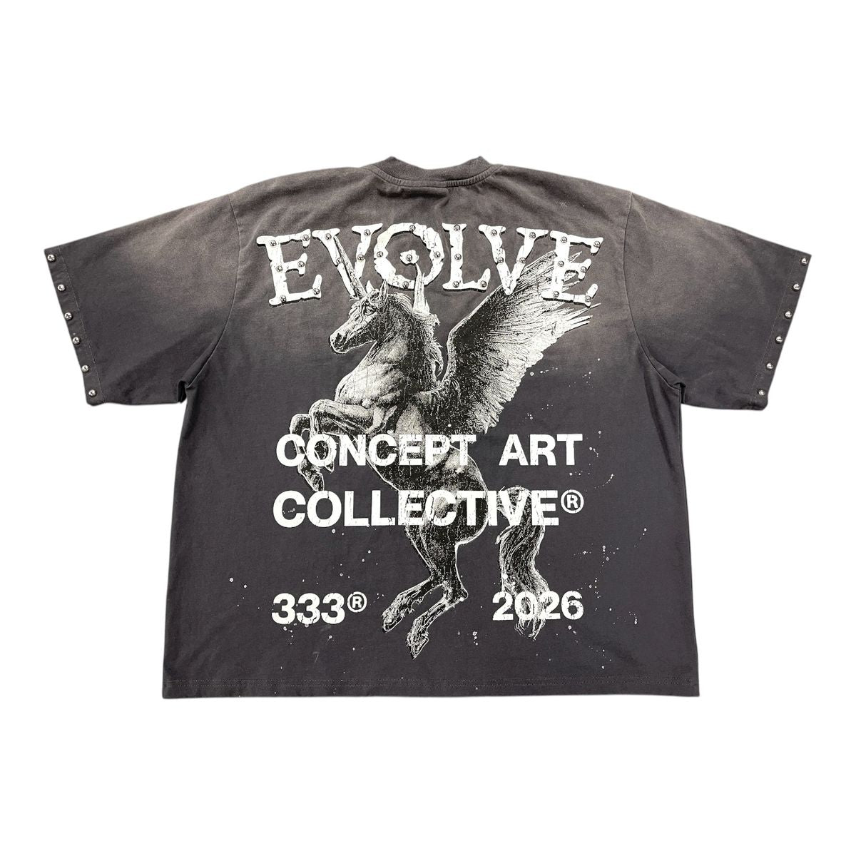 Concept "Evolve" Tee Grey Wash
