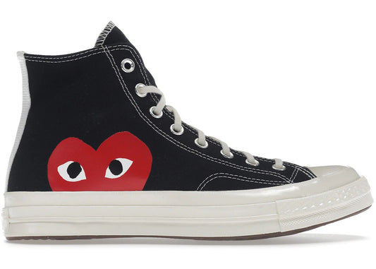 Converse Chuck Taylor All Star 70 Hi Comme des Garcons PLAY Black - Used/No Box