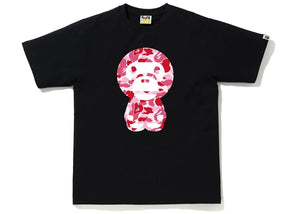 BAPE ABC Camo Big Baby Milo Tee Black/Pink