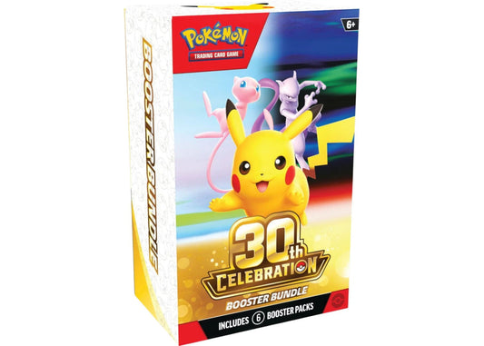 2026 Pokémon Mega Evoltion 30th Celebration Booster Bundle