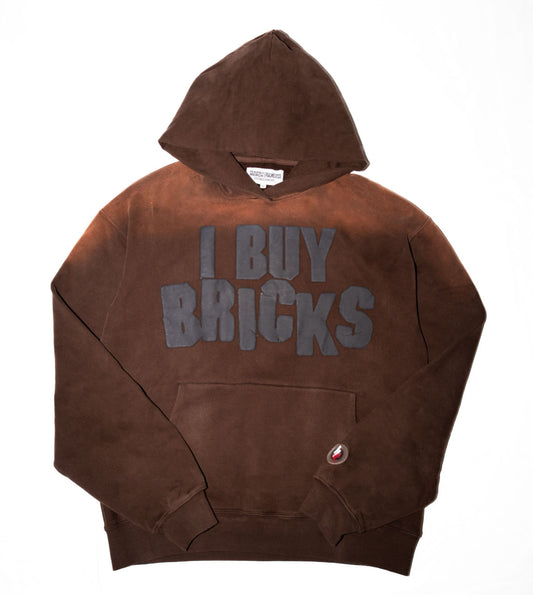 Heavenly Kickz I Buy Bricks Hoodie Brown