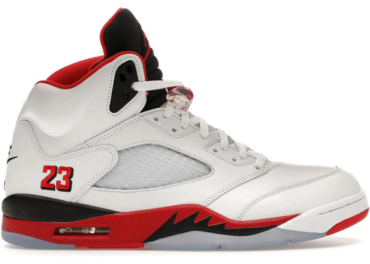 Jordan 5 Retro Fire Red Black Tongue (2025) - Used
