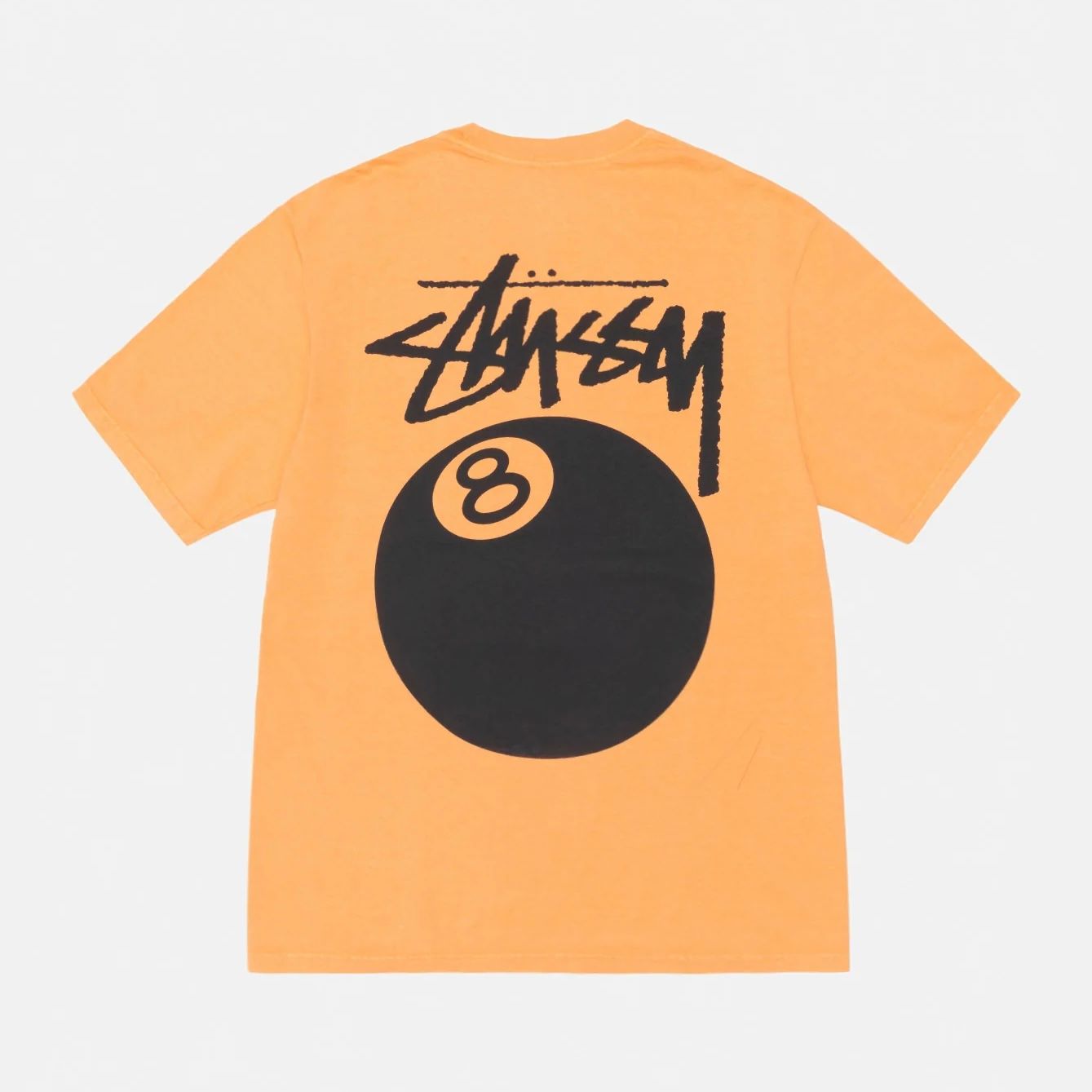 Study 8 Ball Pigment Dyed Tee Orange