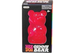NeeDoh Gummy Bear Squishy Fidget Toy Red
