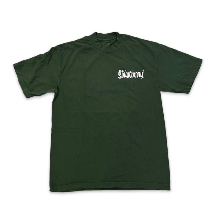 Strawberry Jams But My Glock Don't Forest Green Rcade T-Shirt