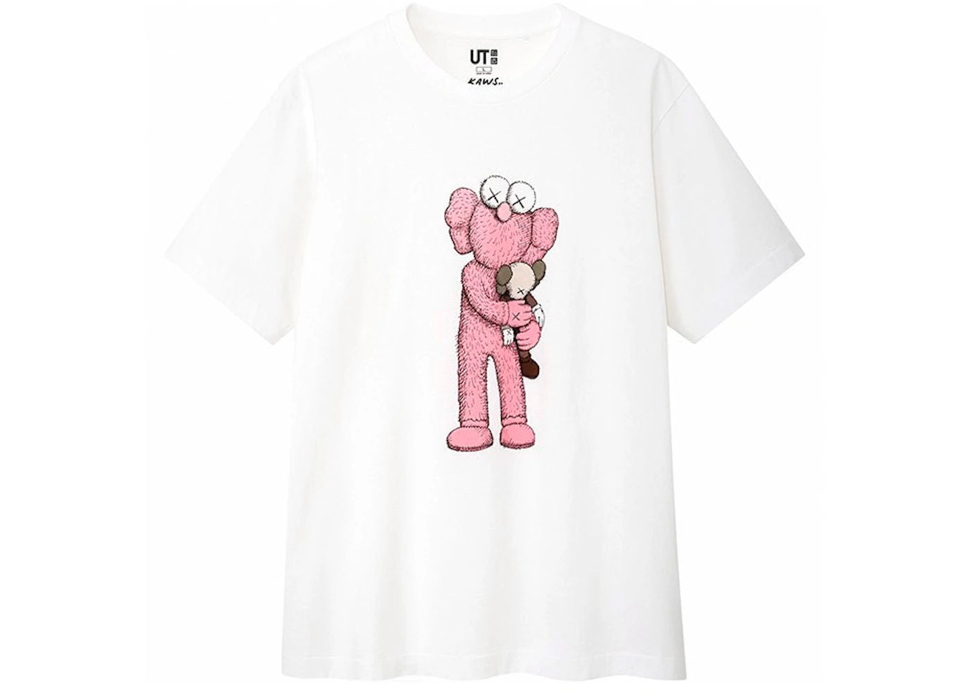 KAWS x Uniqlo Pink BFF Tee (US Sizing) White