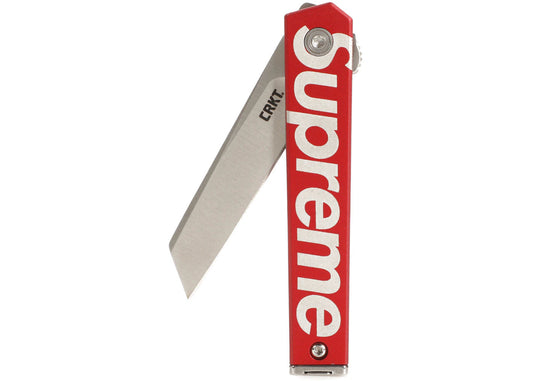 Supreme CRKT CEO Microflipper Pocket Knife Red