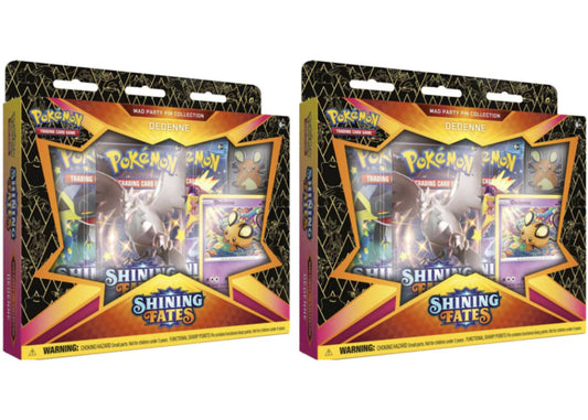 Pokemon Shining Fates Mad Party Pin Collection Dedenne Pokémon TCG Sword & Shield (ONLY ONE)