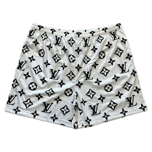 Custom LV Design Short (WHT/BLK)