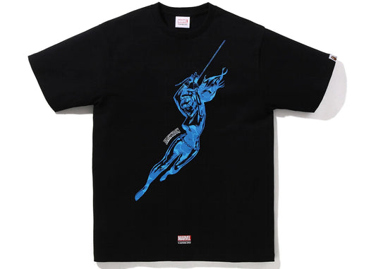 BAPE x Marvel Comics Black Widow T-Shirt Black