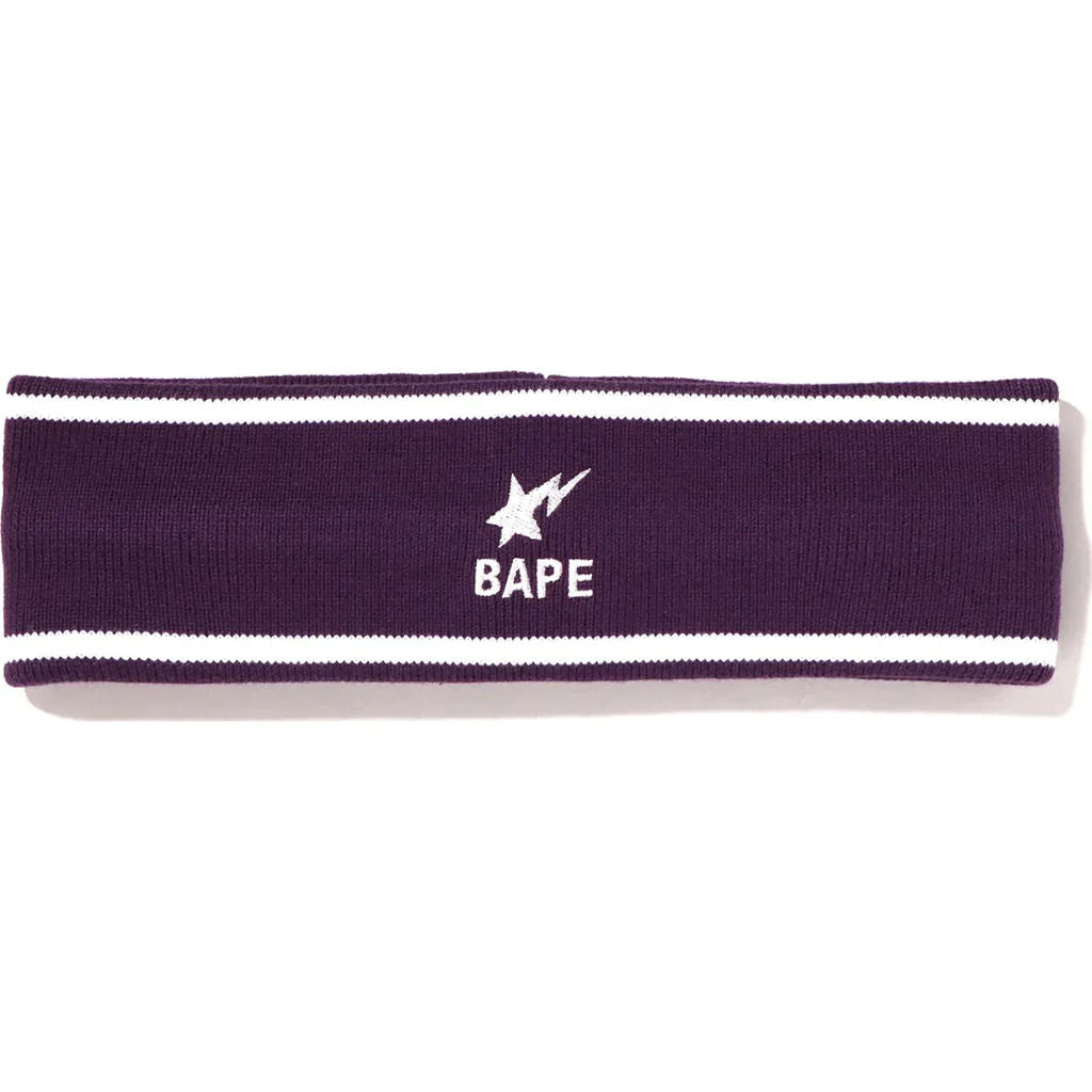 BAPE Bapesta Headband Purple