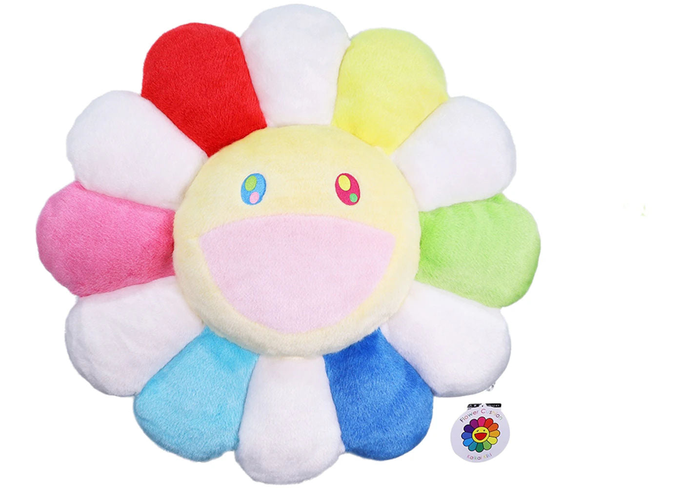 Takashi Murakami Flower Plush 60CM Rainbow/White/Yellow