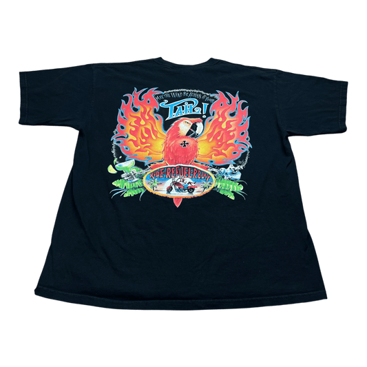 Vintage Parrot Chopper Biker T-Shirt - Used/Worn