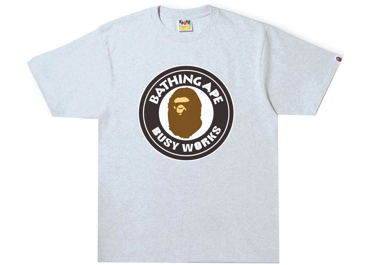 BAPE Busy Works Tee Gray - Used