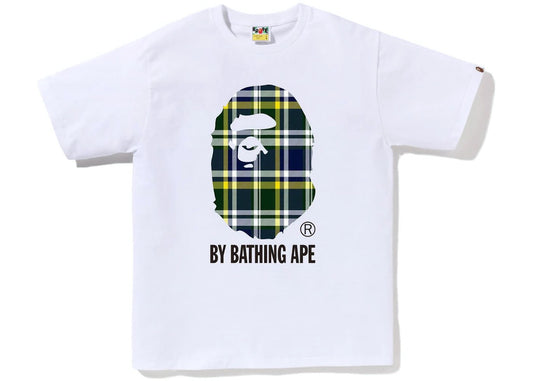 BAPE Check By Bathing Ape Tee (SS23) White Green